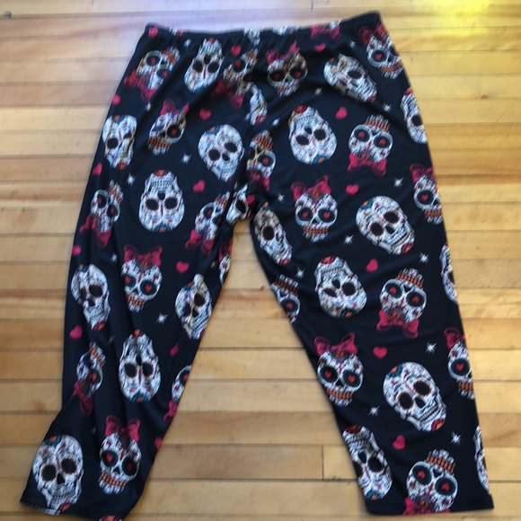 Loveu Dear sugar skull capri leggings 3XL - Picture 3 of 6